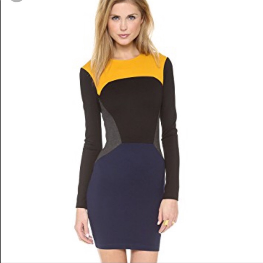 Torn by Ronnie kobo contrast dress